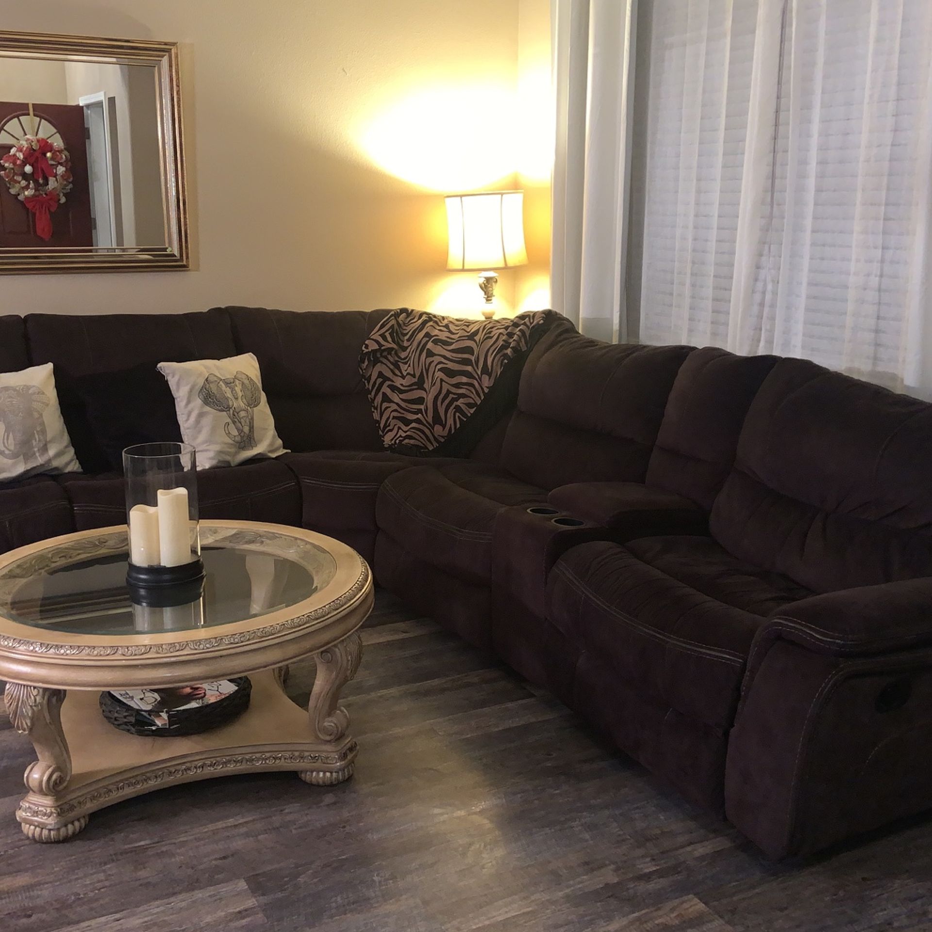 Brown sectional couch for Sale in Modesto, CA OfferUp