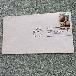 1971 First Day Of Issue Cover Featuring 6¢ American Wool Industry Stamp #423