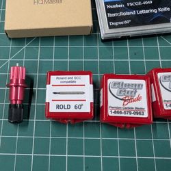Roland Blade Holder and 60 Degree Blades 