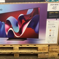 48" Screen Oled C4 BY LG THINQ EVO.  NO SCRATCHES NO DEAD PIXELS NO BURN SPOTS.  FREE WALLMOUNT 