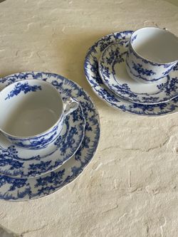 RIDGWAY 1(contact info removed) ROYAL SEMI PORCELAIN ENGLAND CHINA SET