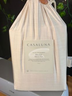 Casaluna Bamboo Rayon Sheet Set Full Natural Brand New