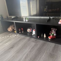 IKEA TV Stand - Black Brown -  Holds TV up to 72 inches