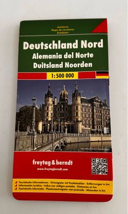 Road Map - North Germany (Freytag & Berndt)