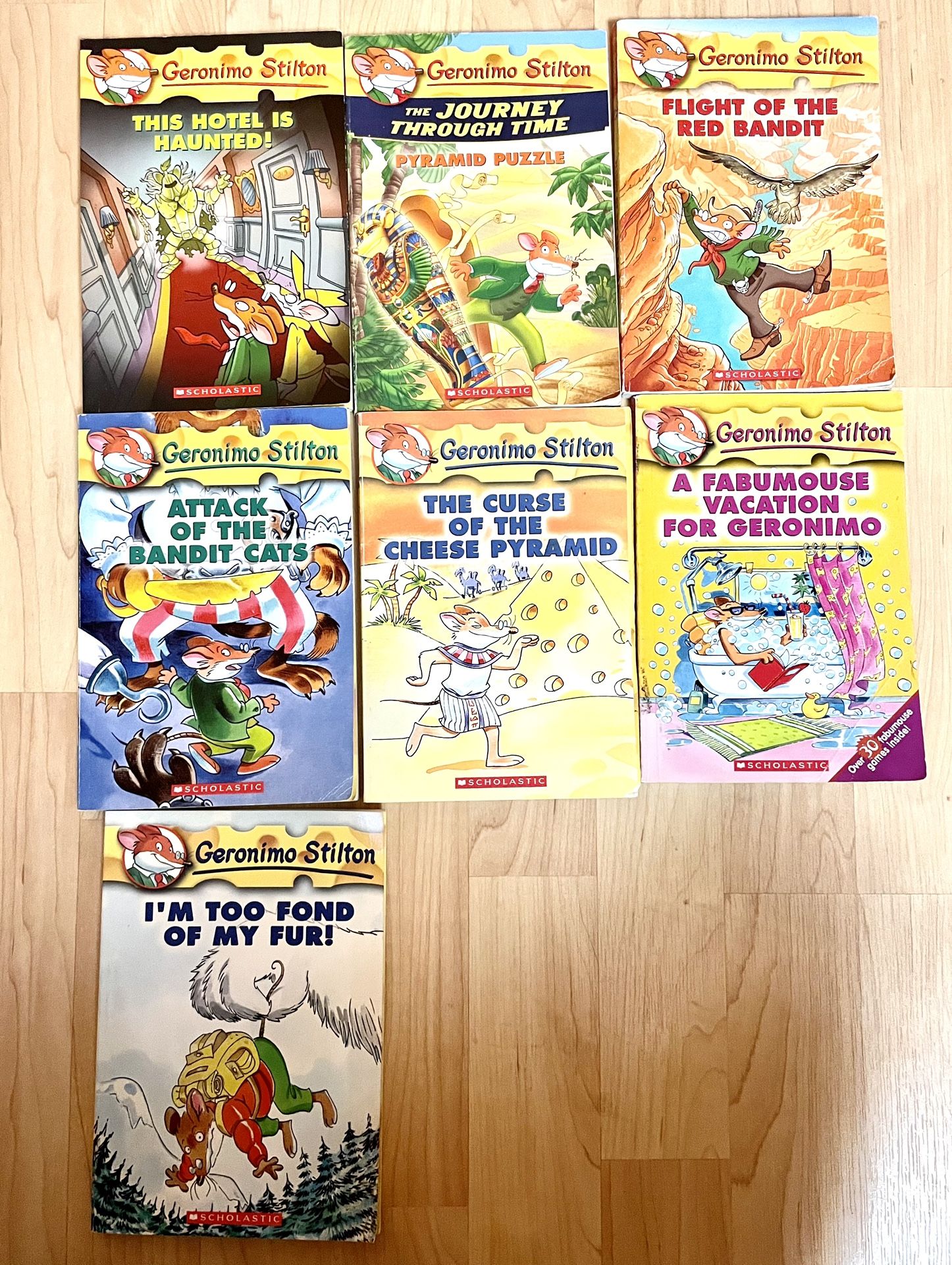 7 Geronimo Stilton Books