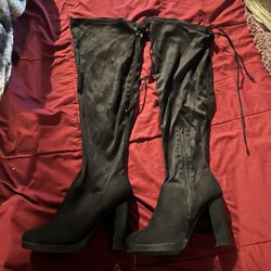 4 Pairs Of Knee High Boots 