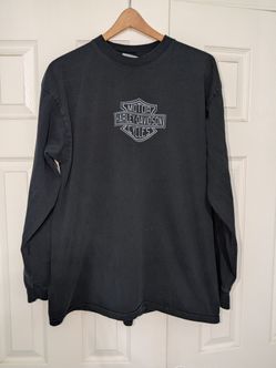 Vintage Mexican boot Harley Davidson long sleeve