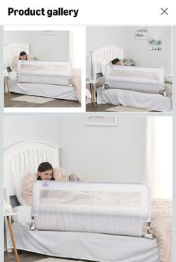 Bed safety gate