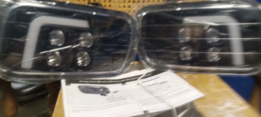 Dodge Ram 09 to 12 L e d fog lights push next