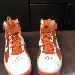 Men’s Orange & White Nikes