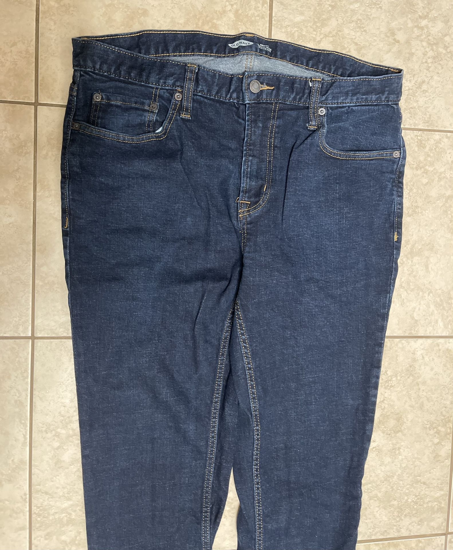 Blue Jeans Mens Gap Dark Blue 