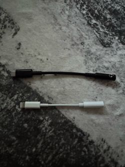 3.5 mm Audio Jack to USB-C and Apple Lightning