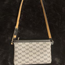 Michael Kors, Gray And Black Bag