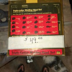 Triple-cutter Molding Head Set