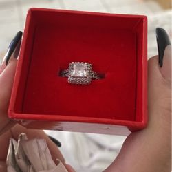 14k White Gold Wedding Ring 2-Piece