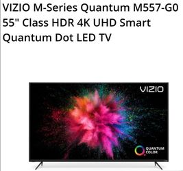 VIZIO M557-G0 55-inch M-Series Quantum 4K Smart TV.