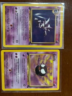 Vintage Pokemon TCG 1st Edition Fossil Set Haunter 21 Gastly 33 1999 LP WOTC VTG