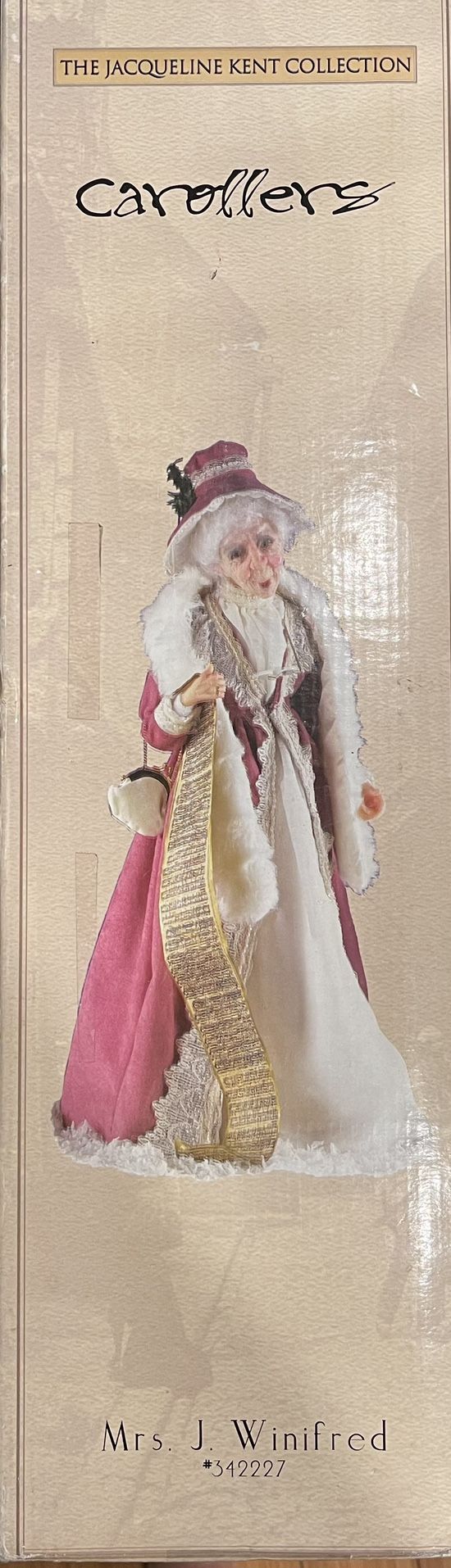 The Jacqueline Kent Collection Carollers Mrs J Winifred Doll