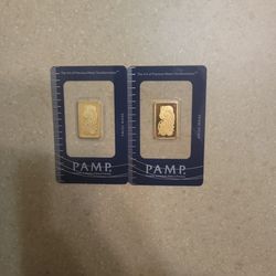 PAMP Lady Fortuna 10 Grams 999.9 Gold Bar.  $780 Each 