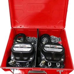 Chain Hoist Set 2 Piece Manual 2 Ton Chain Block Hoist NEW