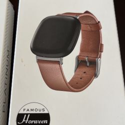 Genuine Leather Band For Fitbit Versa 3 & Sense
