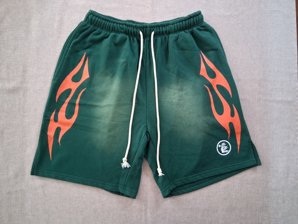 Hellstar Flame Sweat Shorts 