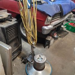  “Powr-Flite Commercial Floor Buffer / Polisher – Classic Metal – 17‑20" – Works Great”