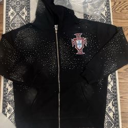 Vale Forever Pluto Custered Zip Up 'Black' Size M