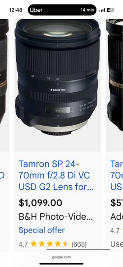 Absolute perfect condition Tamron 24-70 2.8