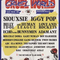 Cruel World Saturday 5/20/23 Rose bowl 
