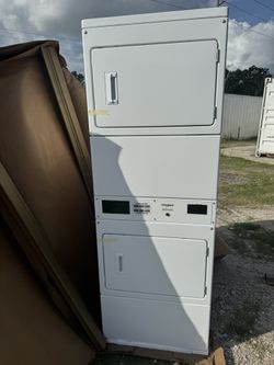 Whirlpool Upper and Lower Dryer commercial electric