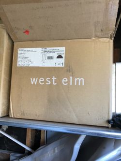 West Elm 3 jar chandelier