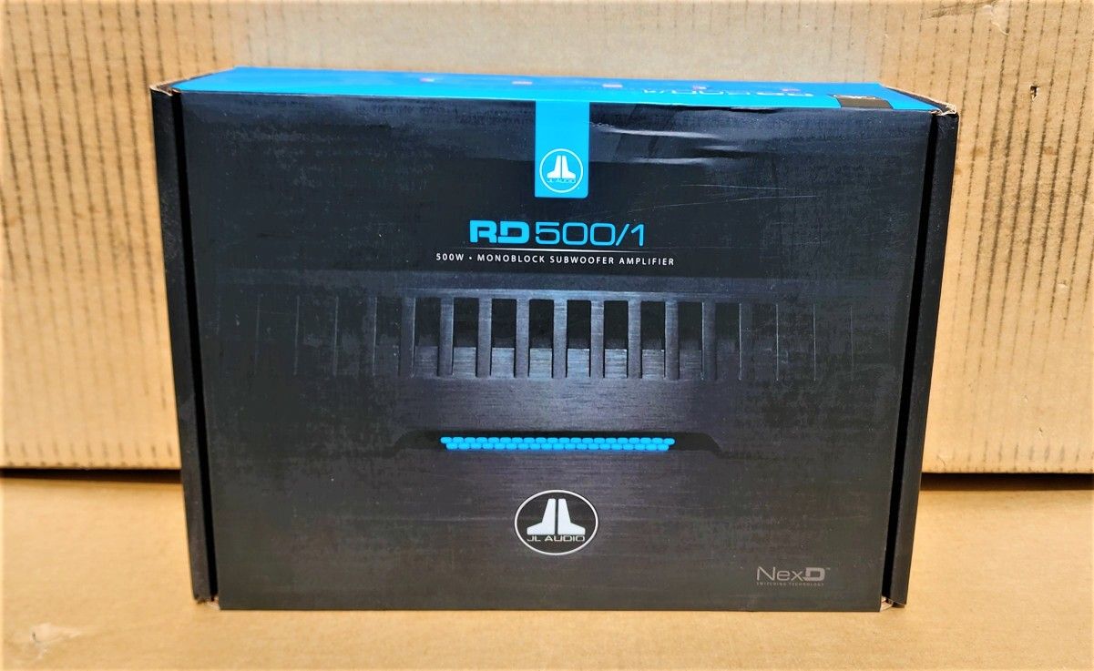 JL Audio RD-Series 1000 Watts RD500/1 Monoblock Subwoofer Amplifier 🚨 Payment Options Available 🚨 No Credit Needed 🚨