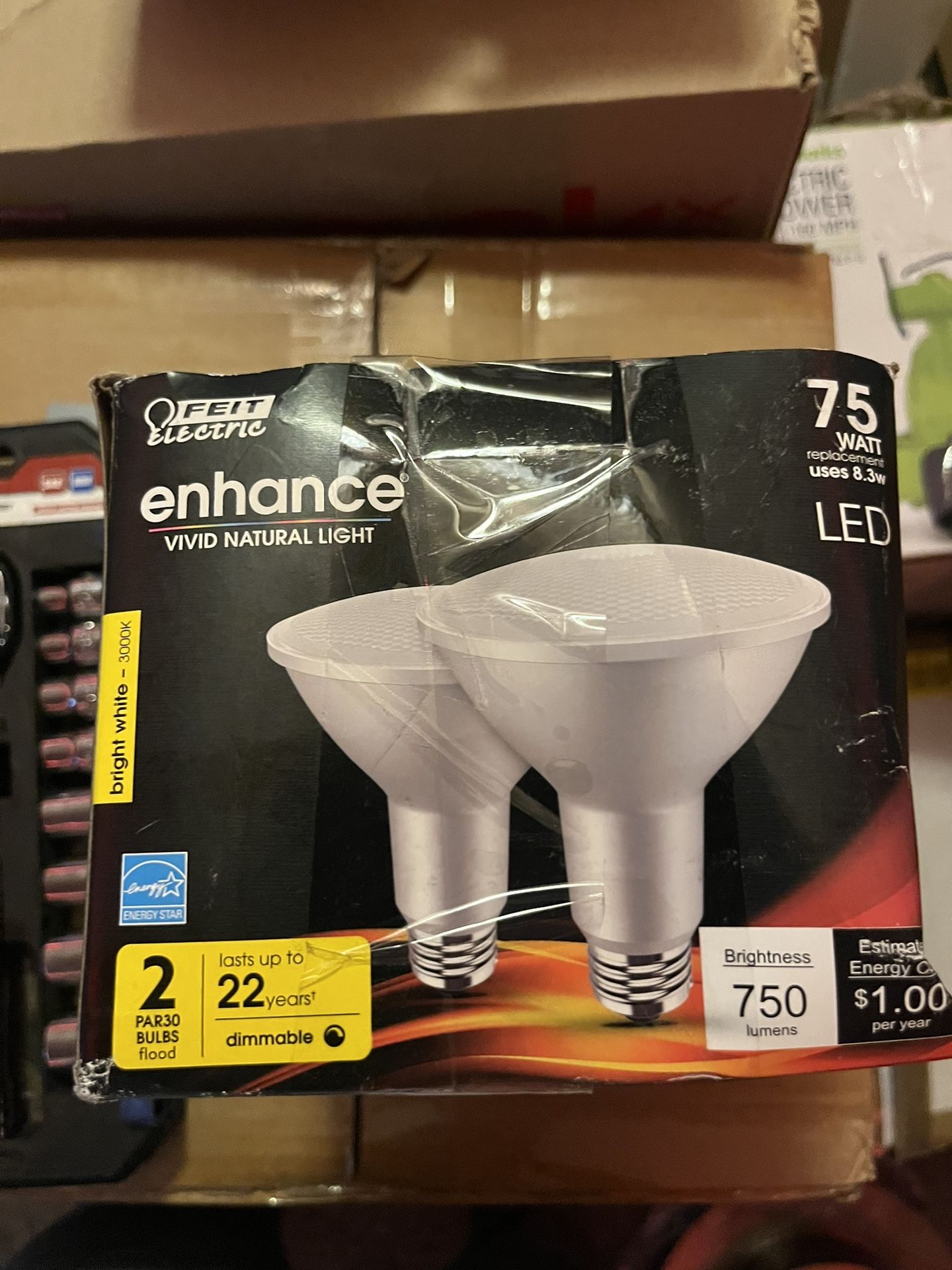 4pk Of Led Light Bulbs