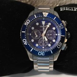 Seiko Prospex Diver "Save The Ocean" Solar Chronograph Special Edition Men's Watch