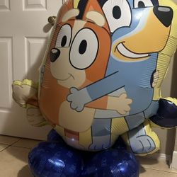 13 Pc . Bluey Party Decorations