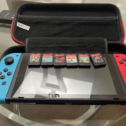 Nintendo Switch With 6 Games - Switch Con 6 Juegos