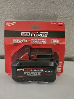 Milwaukee 18V Lithium-Ion REDLITHIUM FORGE XC 8.0 Ah Battery Pack Brand New 