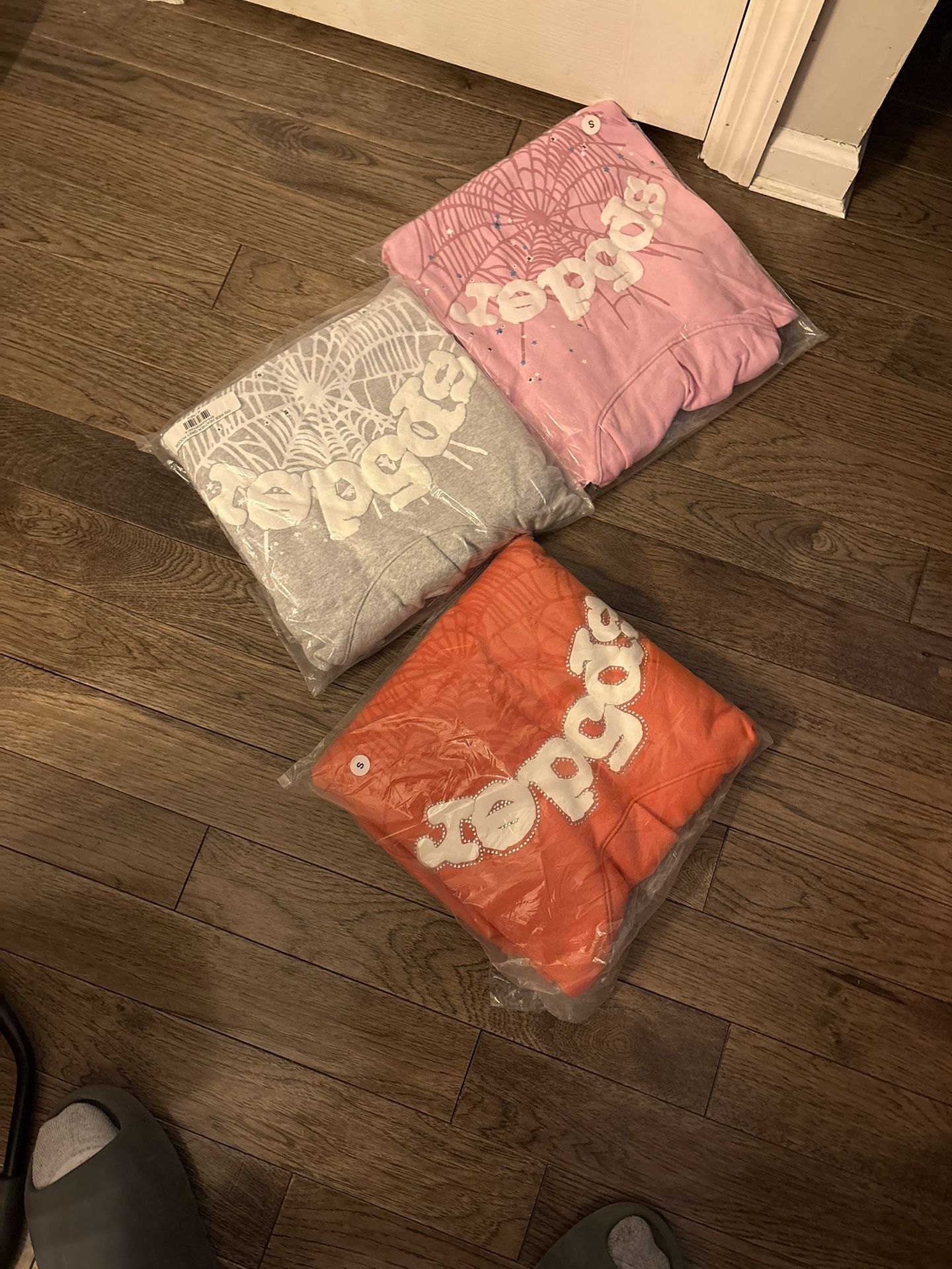 3 Spider Hoodies Size Small All 3 For 150