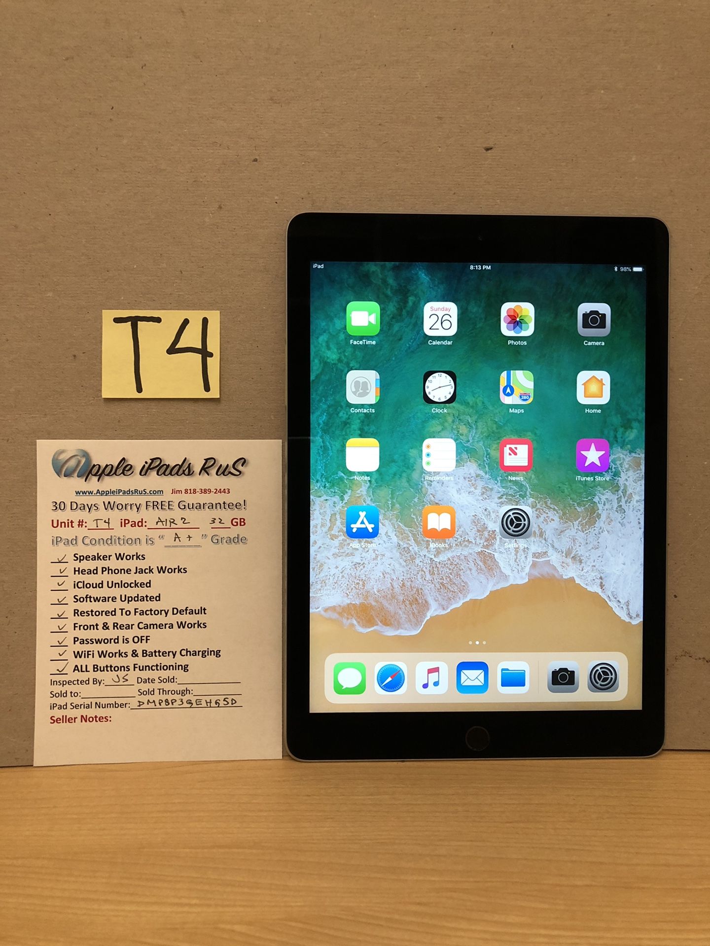 T4 - iPad Air 2 32GB