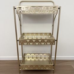 Gold Bow Metal  Organizer (foldable) 