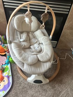 Baby Swing with Toy Bar