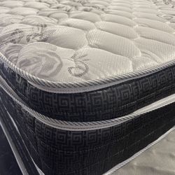 New Queen Pillow top Mattress