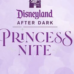 Disneyland Princess After dark Ticket (1) 3/9