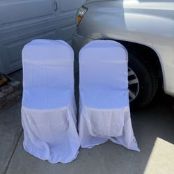 white chair covers 