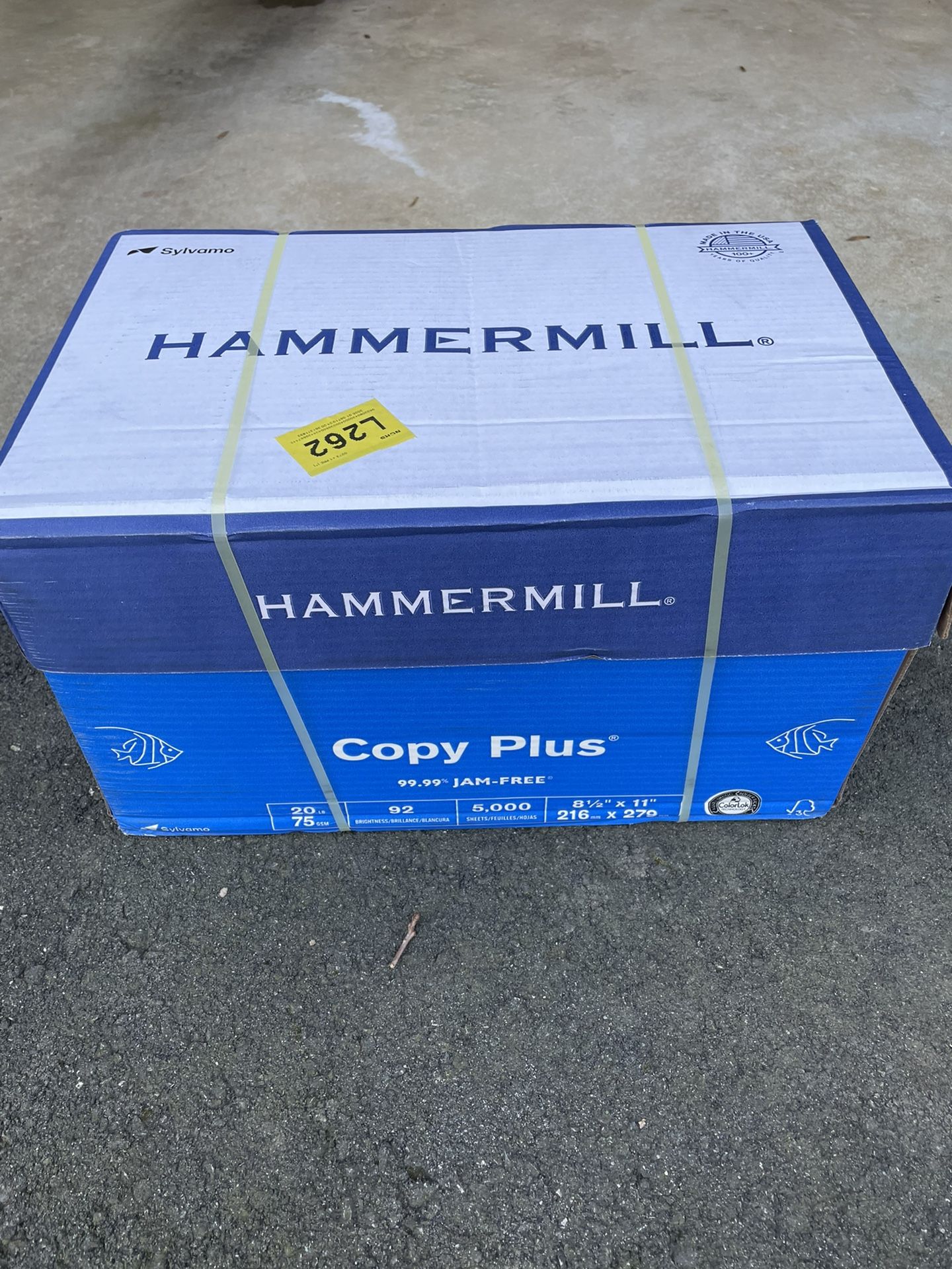 Case Of Copy Paper-$40
