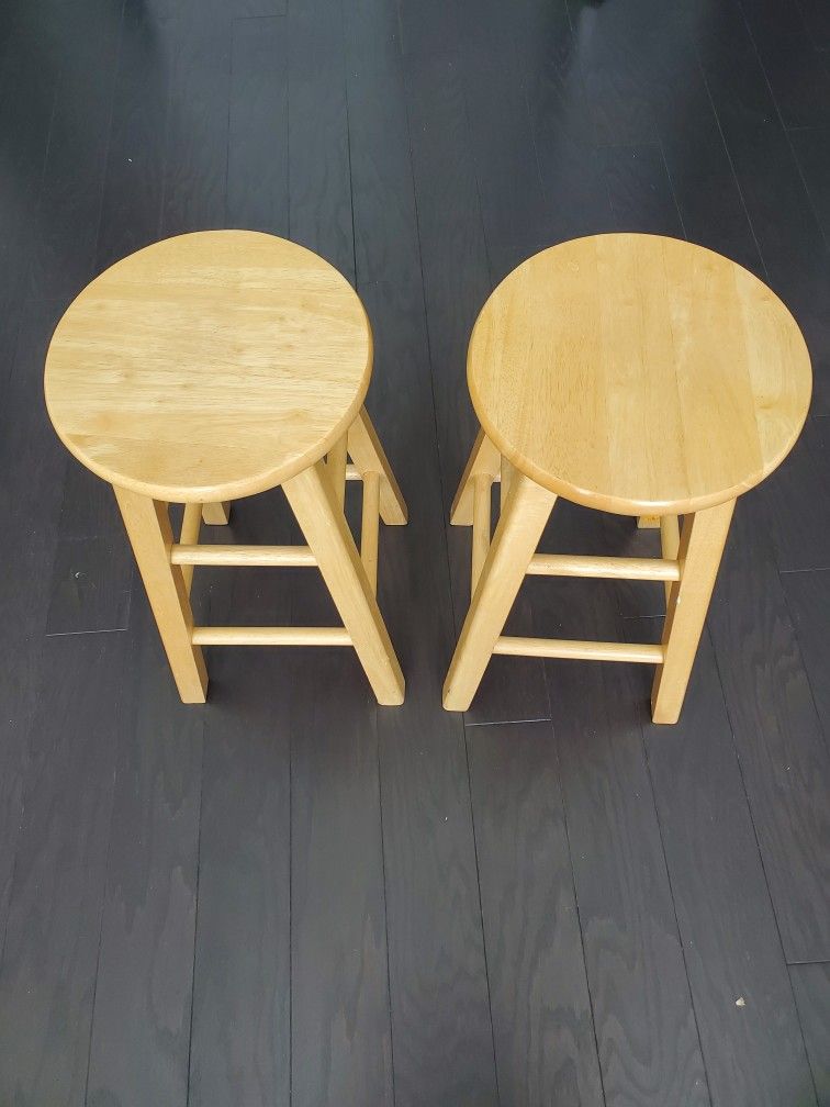 Two Wooden Stools