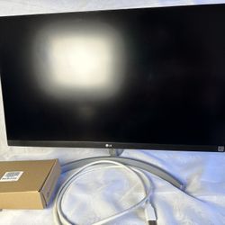 LG 27” 4K UHD IPS LED free Sync Monitor