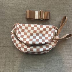 Crossbody Checkered Bag