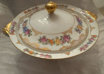 Royal Bavarian Bavaria Covered Serving Dish – Vintage Porcelain